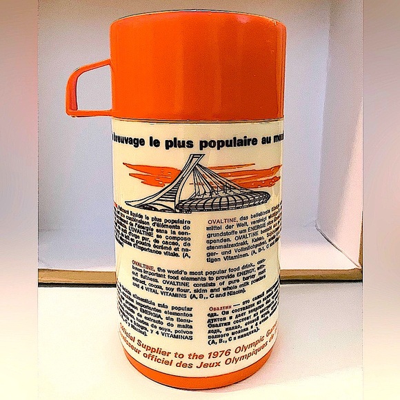 Vintage 1972 Ovaltine thermos, Aladdin brand - Picture 2 of 4